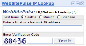 IP/Network Lookup Gadget
