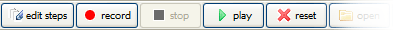 recorder buttons