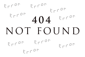 404 not found