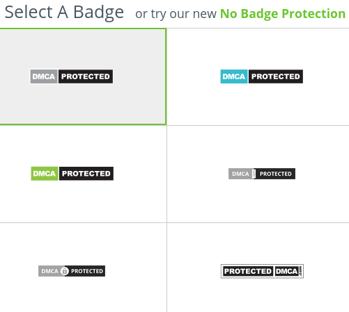 Select DMCA badge