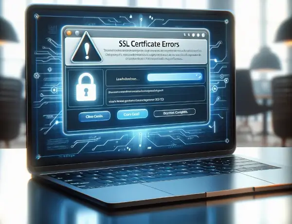 SSL Certificate error warning